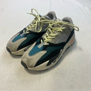 Adidas Men’s Yeezy Boost 700 Wave Runner Style Sneakers - Gray/Blue/Black